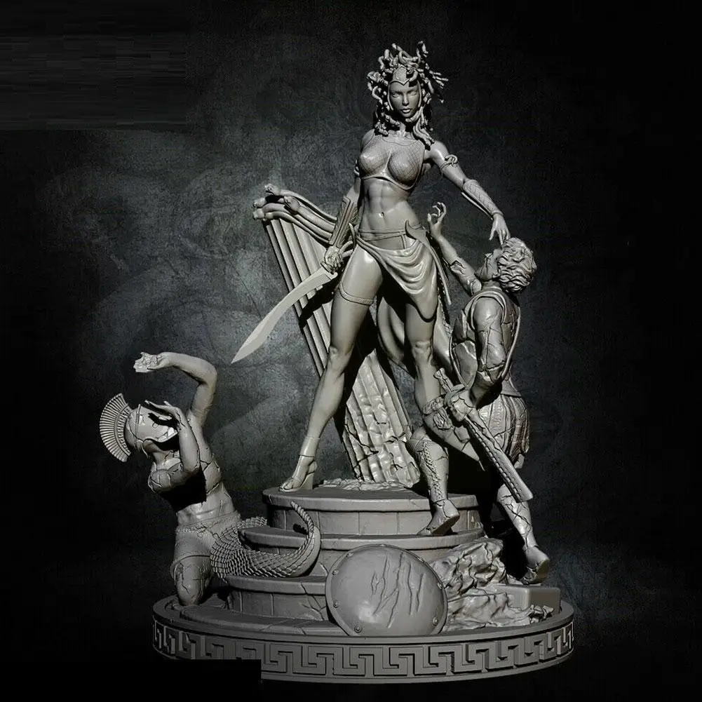 1:32 Scale Resin Figure Unpainted Model Kit Unassambled Queen Collect Medusa Q6h7 | Игрушки и хобби