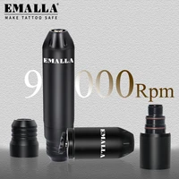 emalla professional tattoo machine pen cartridge gun customized motor with 9000rpm speed for power supply makeup tattoo supplies