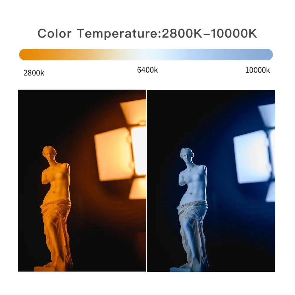 YC Onion RGB Led Light with App Control 60W Variable 2800K~10000K Dimmable 0~100% CRI97+ TLCI 96+ LCD Screen for Studio | Электроника