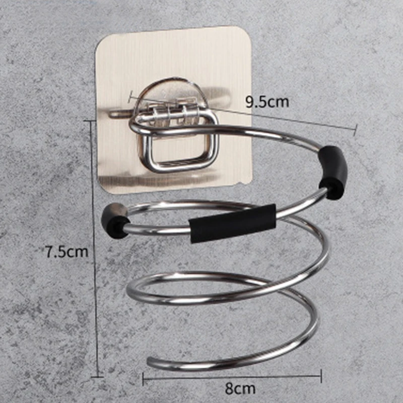 Многофункциональная полка для ванной комнаты держатель фена органайзер