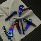 Заказной титановый сплав складной нож Backspacer для Spyderco военизированный PM2 C81 гриль синий