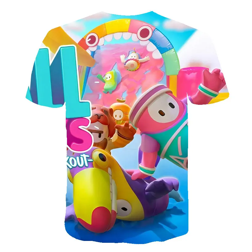 

3D Printing Boys Cartoon T Shirt Kids Tshirt Game Pattern T-Shirts for Girls Child T-Shirts 2021 Children Clothing Cool Tops