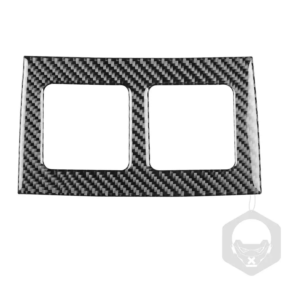

Carbon Fiber Car Rear Center Air Outlet Vent Covers Trim Sticker for Dodge Challenger 2008-2014 Interior Accessories