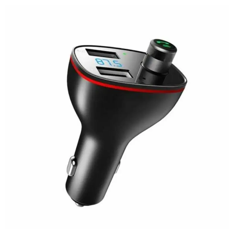 

ROCK Dual USB Car Charger B300 Bluetooth 4.2 FM Transmitter Intelligent Digital 3.4A Fast Distribution Quick Current Charging
