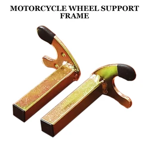10cm motorcycle bike stands wheel support frame stand swing arm lift tripod hooks hook fork u style free global shipping