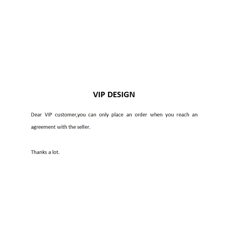

Специальная индивидуальная одежда для VIP