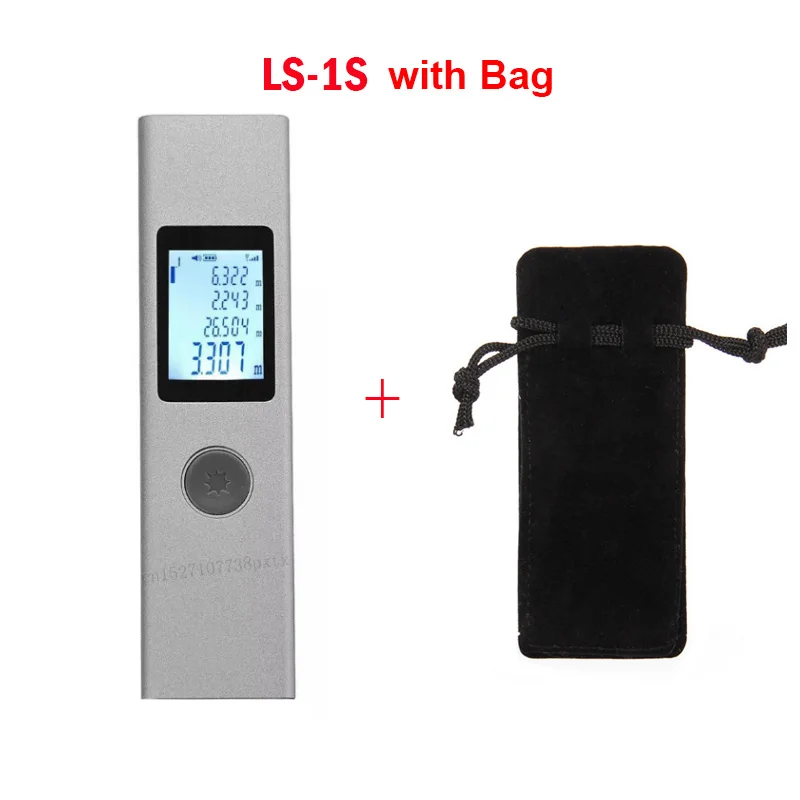 LS-1S with bag Xiaomi Tuka лазерный дальномер 40 м LS-P/LS-1S Портативный USB зарядное устройство высокая точность измерения лазерный дальномер руководство на английском языке - Цвет: LS-1S with bag