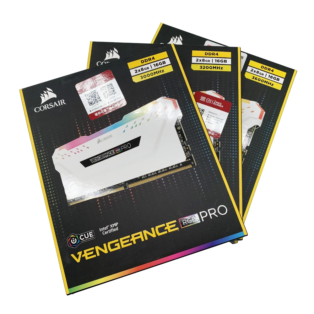 Модуль памяти CORSAIR Vengeance 16 Гб (2X8) RGB PRO двухканальный модуль DDR4 PC4 3000 МГц 3200 DIMM C16