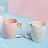 toothbrushing cup teeth student swan shaped lovely girl home creative couple nordic plastic ins wind mouthwash washing cups