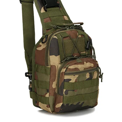 Jungle Color Походная тактическая сумка для альпинизма, военный походный рюкзак, тактическая сумка, походная сумка, охотничий рюкзак 600D - Цвет: Jungle Color