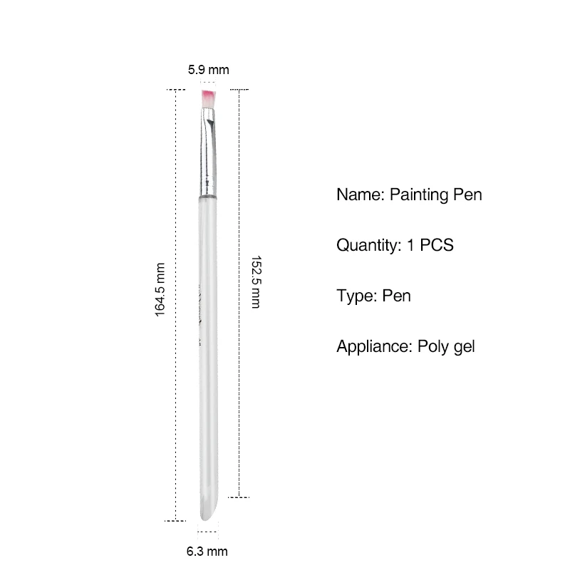 1 шт. УФ гель для ногтей Saviland ручка рисования кисти французского дизайна