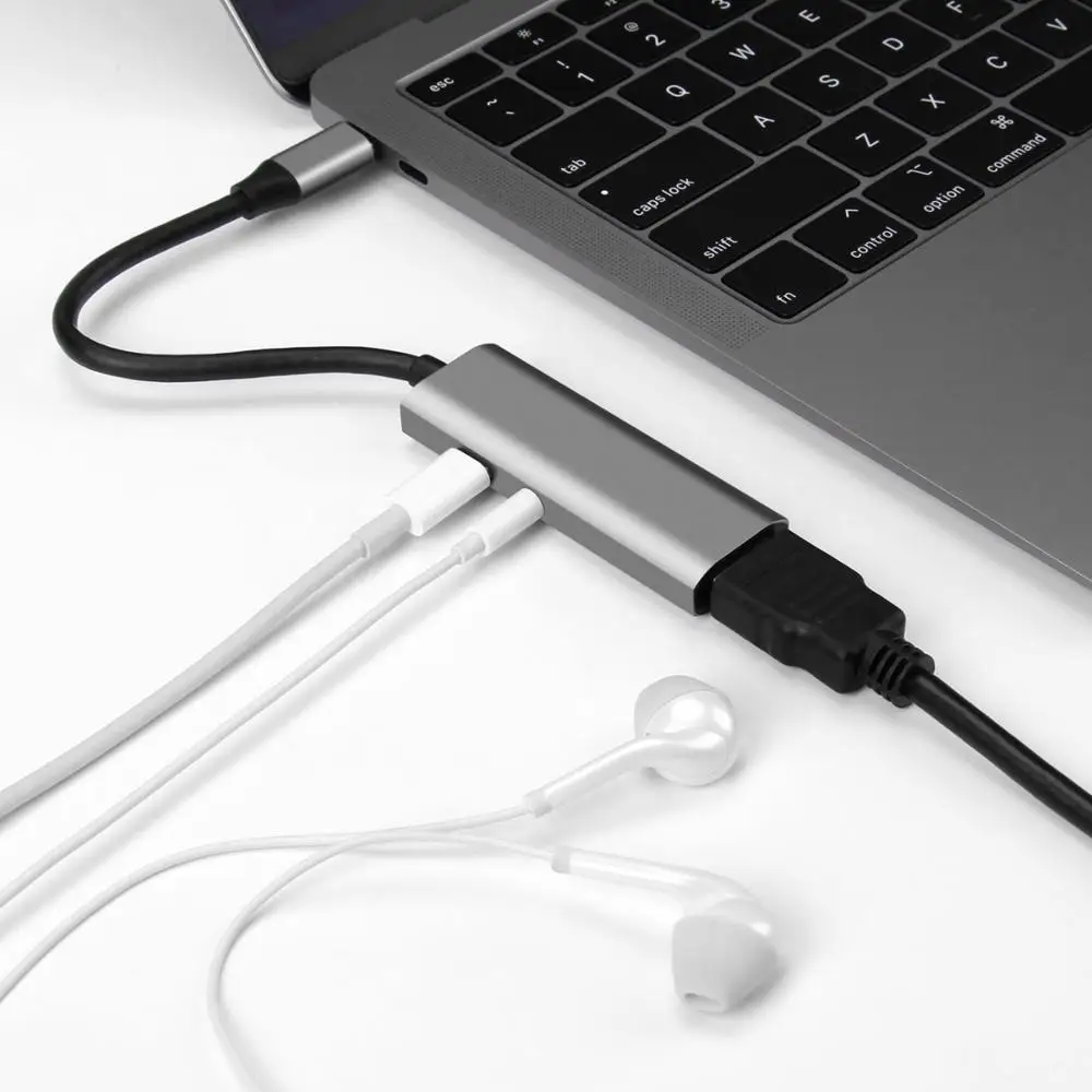 Адаптер Nicedo USB C Type к HDMI 3 1 папа Женский кабель адаптер конвертер для Samsung S9/8 Plus HTC