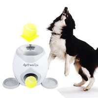 dog pet toys tennis falls out automatic throwing machine ball throw device section emission dog for small dog feeder