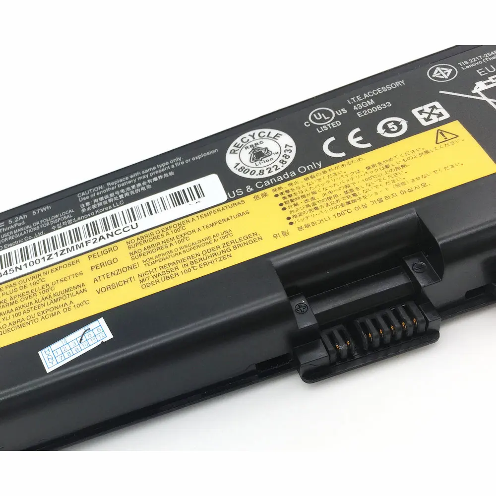 Оригинальный аккумулятор для ноутбука Lenovo Thinkpad E40 E420 SL410 SL410K T410 T510 E520 E50 W510 W520 L412 L420