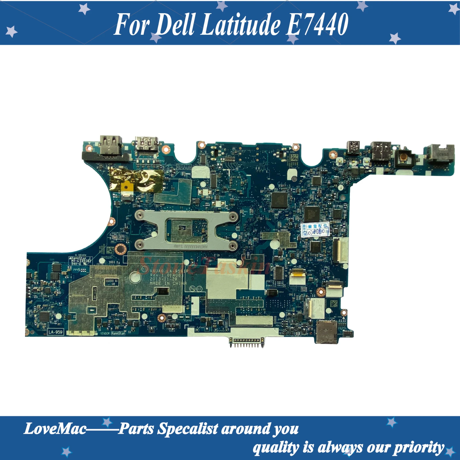 High quality VAUA0 LA-9591P FOR Dell Latitude E7440 Laptop Motherboard SR1EE I5-4310U DDR3L 100% Tested | Компьютеры и офис