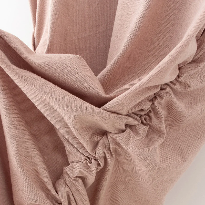 

New Fashion Shoulder Pad Women T-shirts Dress Cotton Soft Summer Women's Clothing Sexy Bodycon Mini Dress Pleated Party Dress