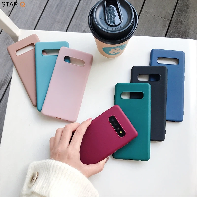 candy color matte silicone phone case for samsung galaxy note 20 ultra note 10 plus lite 9 8 s10 ultra thin tpu back cover free global shipping