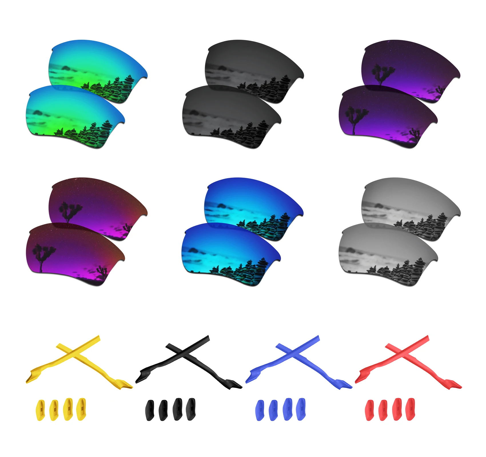 smartvlt polarized replacement lenses for oakley half jacket 2 0 xl sunglasses multiple options free global shipping