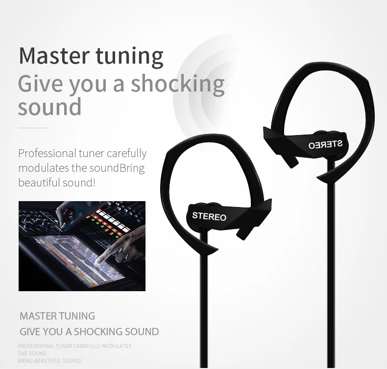 A29 спортивные наушники бас стерео HIFI музыкальные с микрофоном Проводная