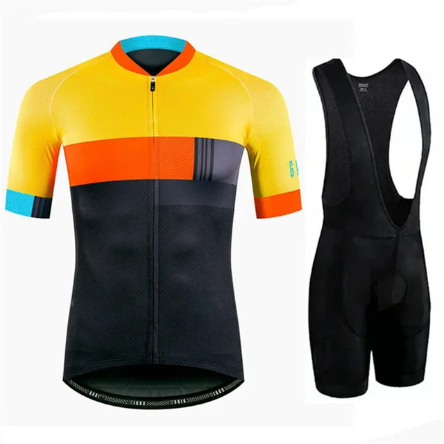 Gobike мужская одежда Bikewear с защитой от ультрафиолета дышащая одежда Bikewear с коротким рукавом Bikewear/толстовка одежда для велоспорта Триатлон Skinsuit - Цвет: cycling jersey set 5