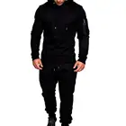 Спортивный костюм, 1 комплект, толстовка с капюшоном и штаны, теплый комплект с капюшоном, костюм с толстовкой, свитшот, спортивные штаны, спортивный костюм, Свитшот и штаны