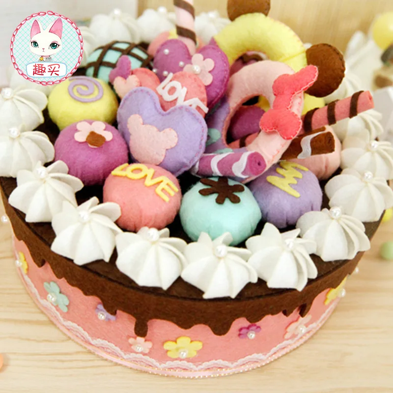 Коробка для хранения из войлочной ткани 21 х8 см детский чехол торта на день