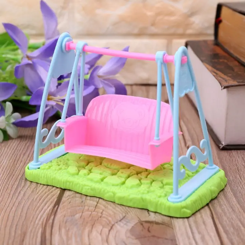 

Cartoon Simulation Swing Balance Kids Girls Toy Dolls Accessories For Children Pretend Play Birthday Gift Game C5AA