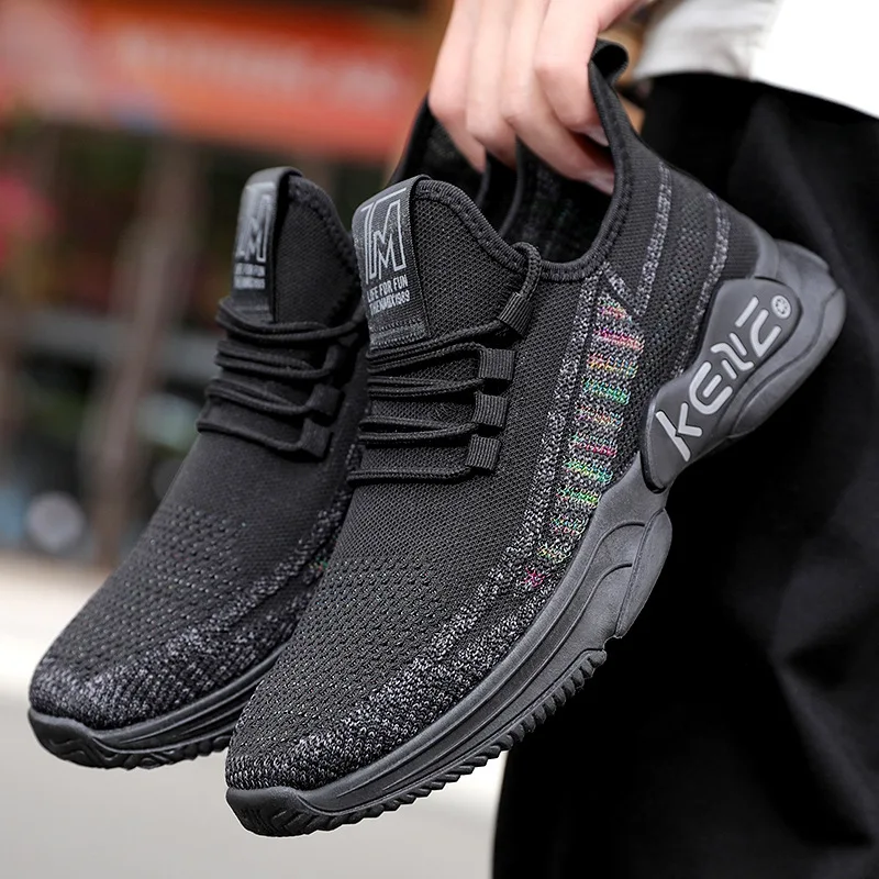 Soft Sole Running Breathable Outdoor Sports Cloth Shoes Lightweight Sneakers For Men Comfortable Athletic Training Beautiful