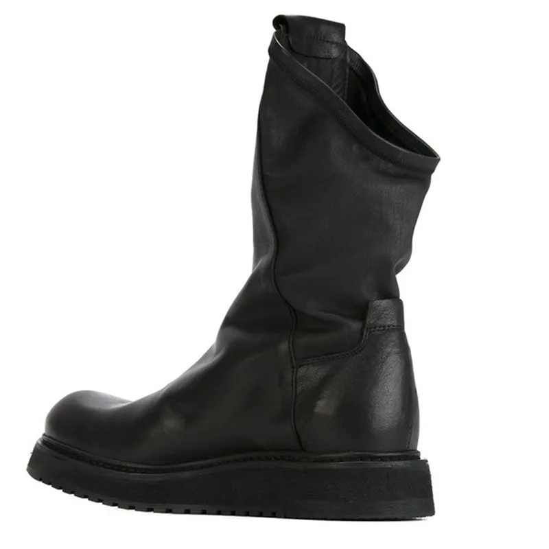 

Мужские кожаные ботинки с бархатной подкладкой, теплые кожаные ботинки в английском стиле, крутая повседневная кожаная мужская обувь в сти...