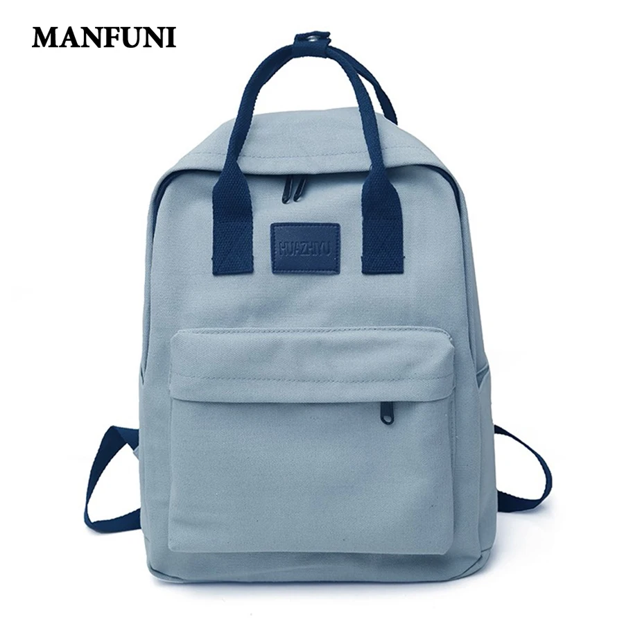 Модный женский рюкзак водонепроницаемый холщовый для путешествий женская