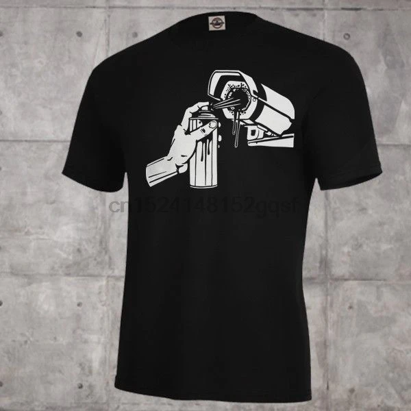 Высококачественная повседневная футболка с принтом Арт Защитная Рубашка спрей