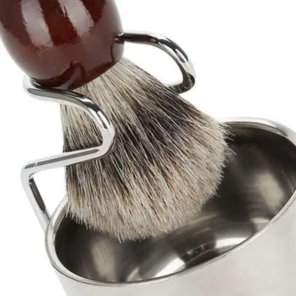 

Men Beard Shaving Set Professional Bowl Stand Brush Mustache Shaving Tool