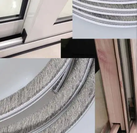 

Алюминиевая пылезащитная лента для раздвижных дверей и окон 5 м