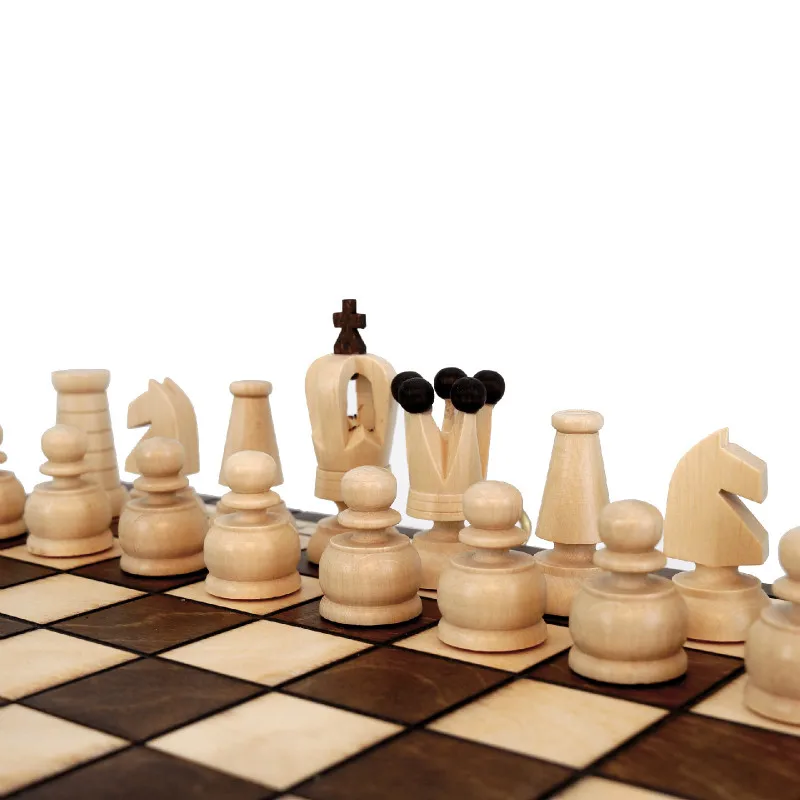 

Foreign Trade Selling High-grade Imported Solid Wood Large Portable Folding Chess Children's Gifts