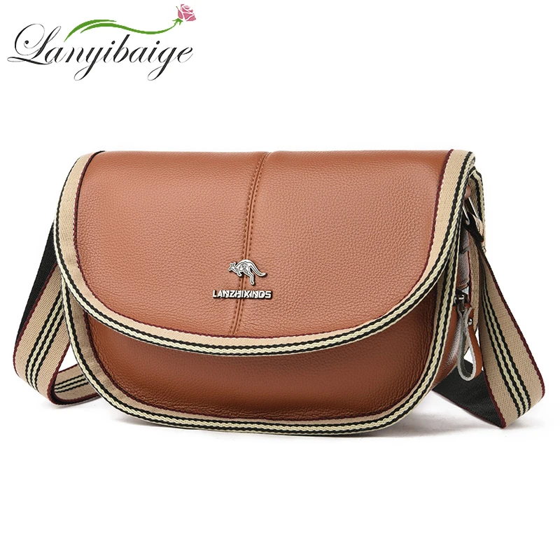 Летняя сумка однотонная Большая вместительная женская через плечо 2021 модная