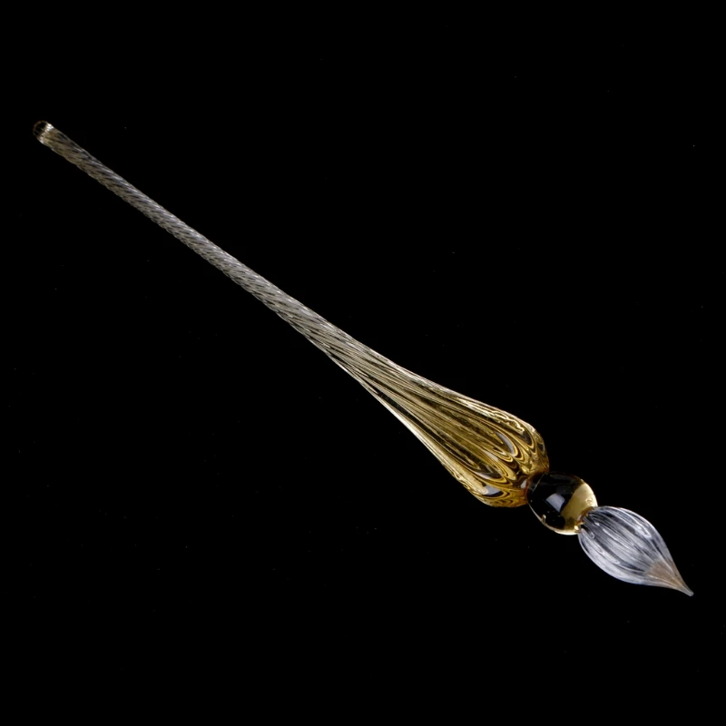 

Vintage Glass Dip Dipping Pen Signature Filling Ink Fountain Pens With Gift Box
