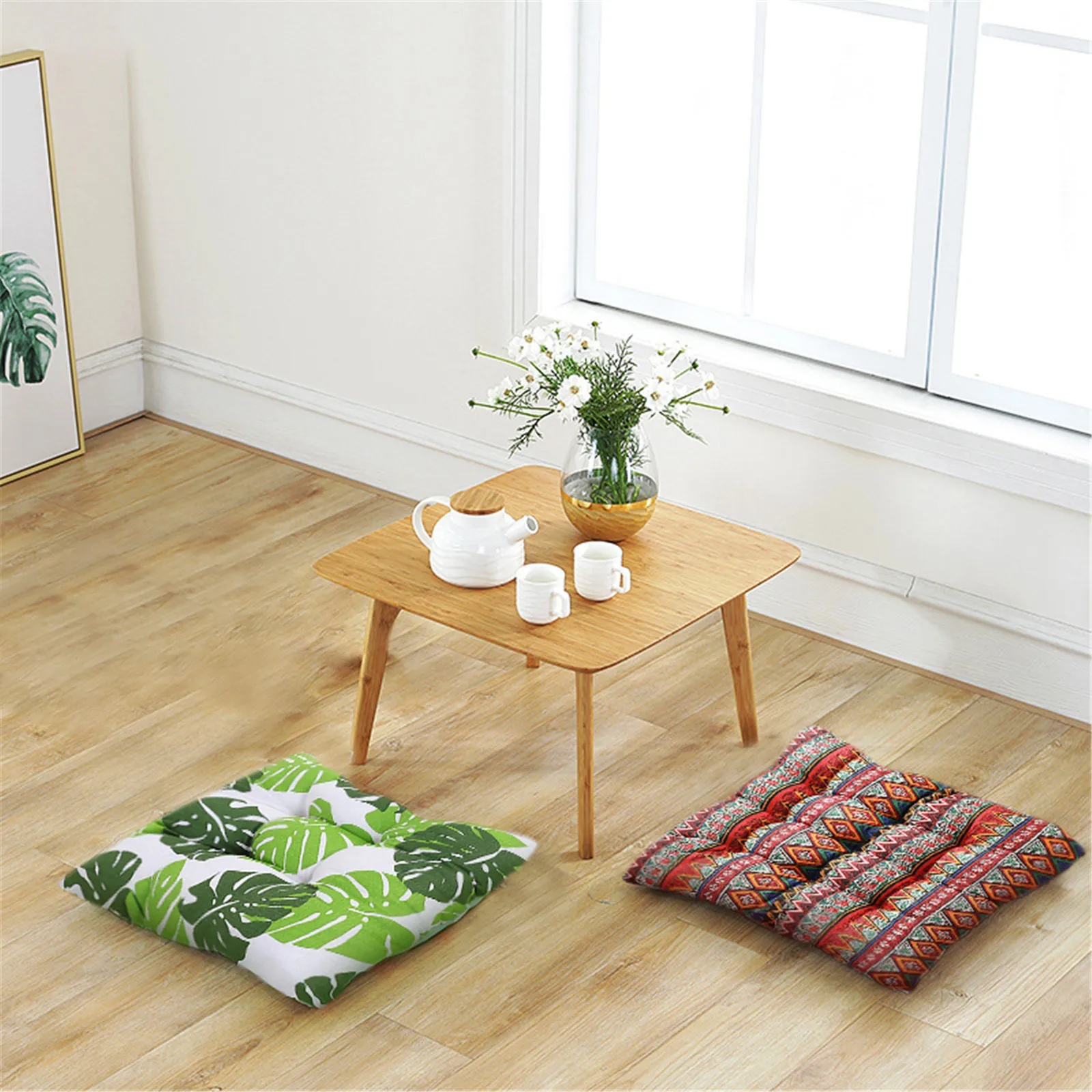 Подушка для длинного стула с принтом утолщенные подушки сиденья складные теплые