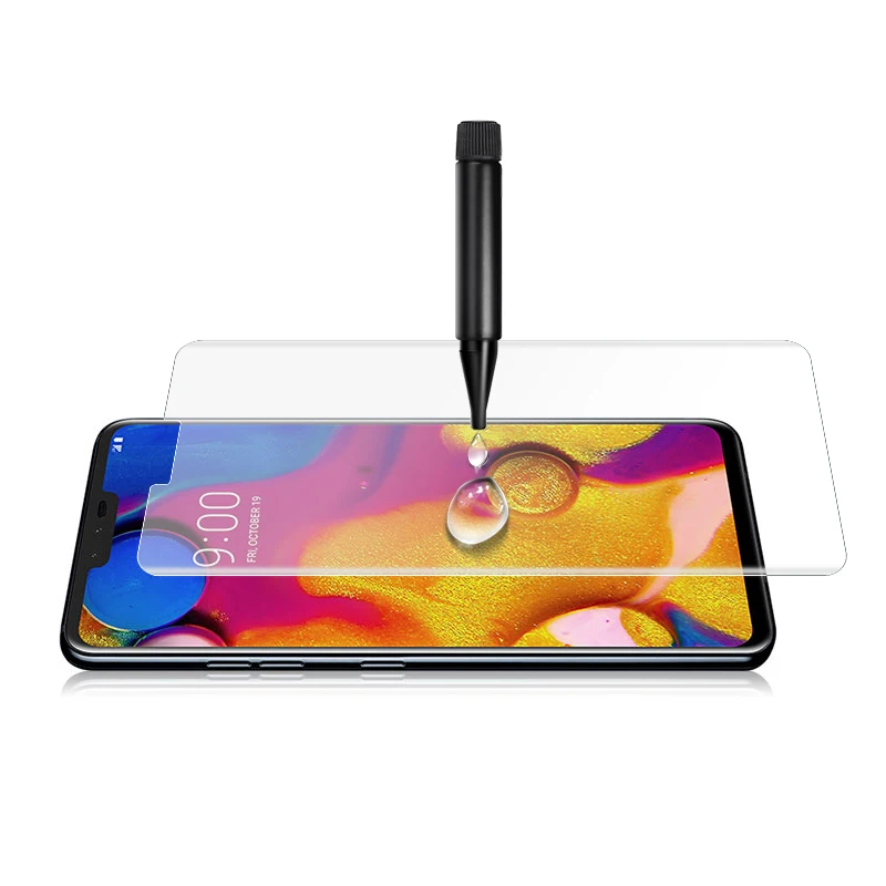 MOCOLO для LG V40 ThinQ 3D изогнутое полное покрытие УФ Закаленное стекло протектор экрана