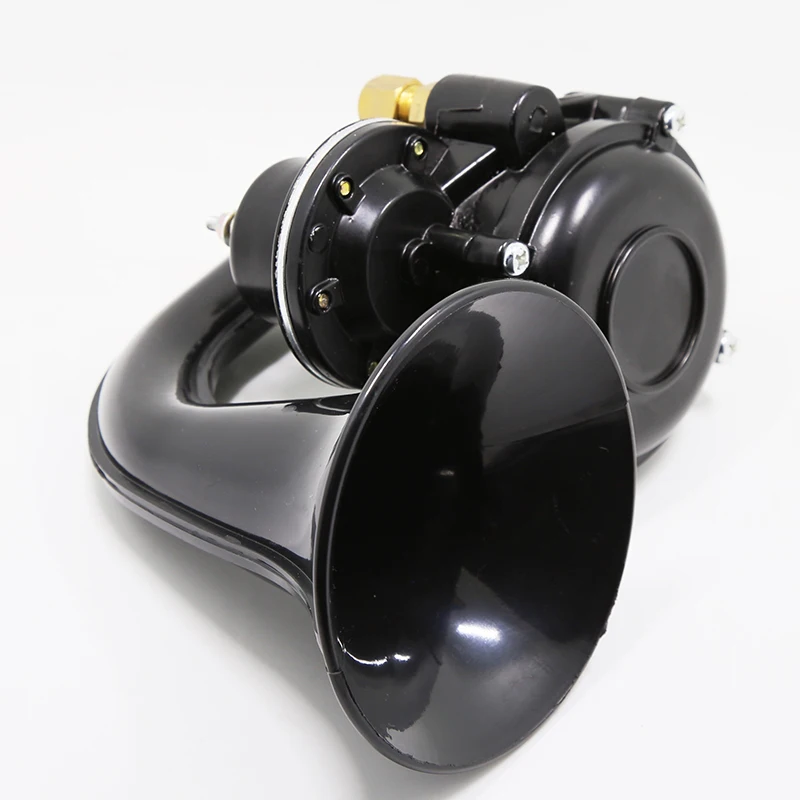 Универсальный 135db воздушный рожок хром 12/24V супер громкий звуковой сигнал труба с