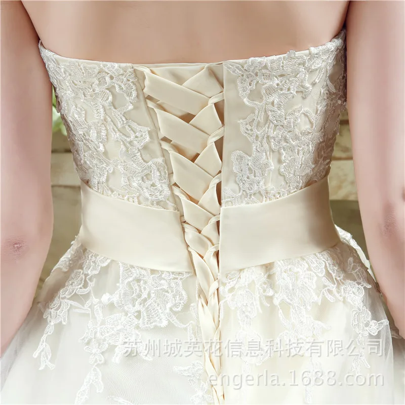 

Sexy Sweetheart Wedding Dress Princess Ball Gown Long Elegant 2019 Lace Sequins Court Train Bow Vestido De Novia Bridal Gowns