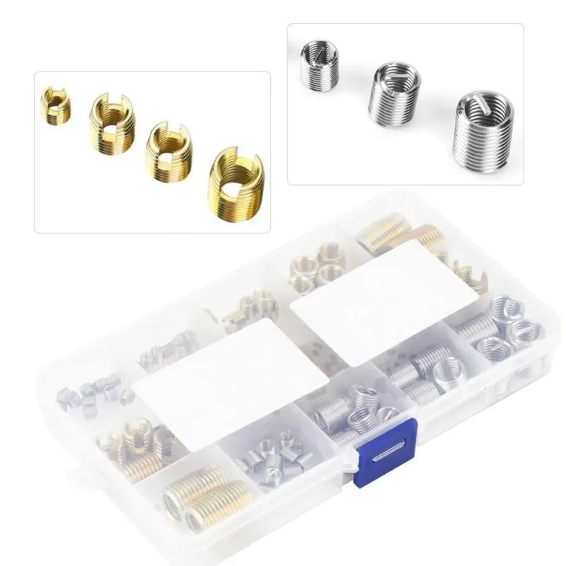

116PCS/Box self-tapping thread grooving blade combination kitthread repair kit M 3-M 12 carbon steel thread repair blade,