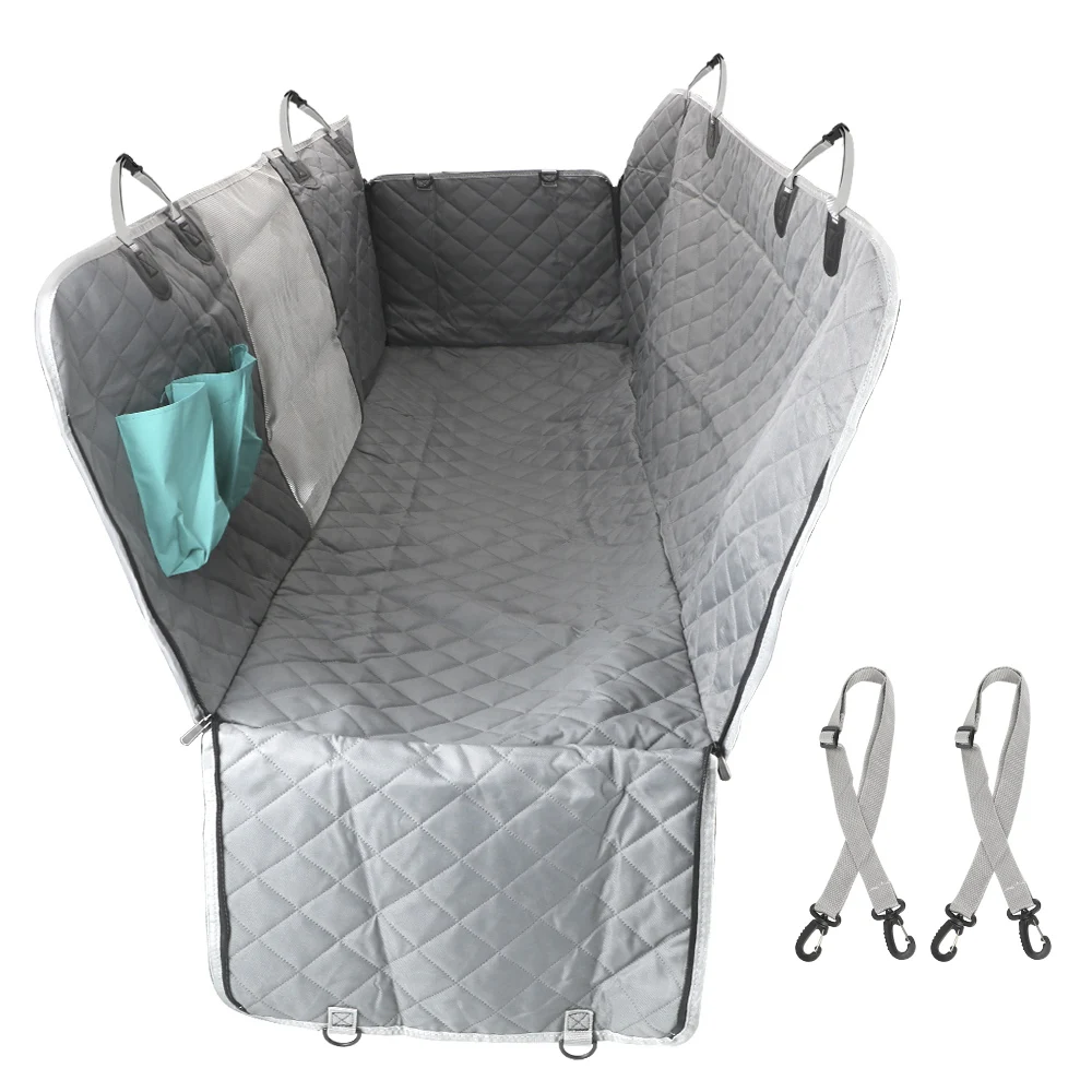 melhor Vista Frontal Malha Pet Carrier Ferramenta Cão Capa De Assento Do Carro à Prova Dwaterproof água Assento Traseiro Do Carro Esteira Zíper Rede Coxim Pet Protector