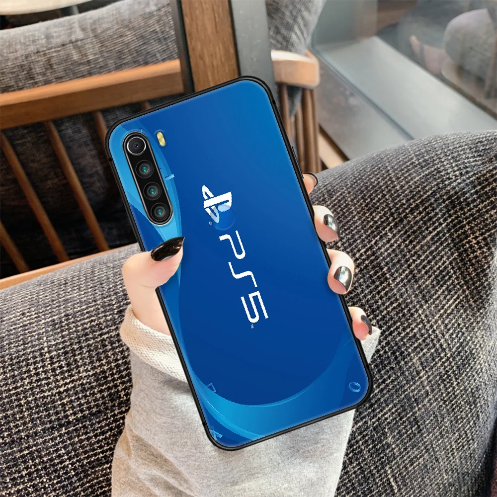 

PlayStation 5 ps Phone Case Cover Hull For XIAOMI Redmi 7 7a 8 8a 9 9a NOTE 6 7 8 8t 9 9s Pro Max 4X Black Back Painting Bumper