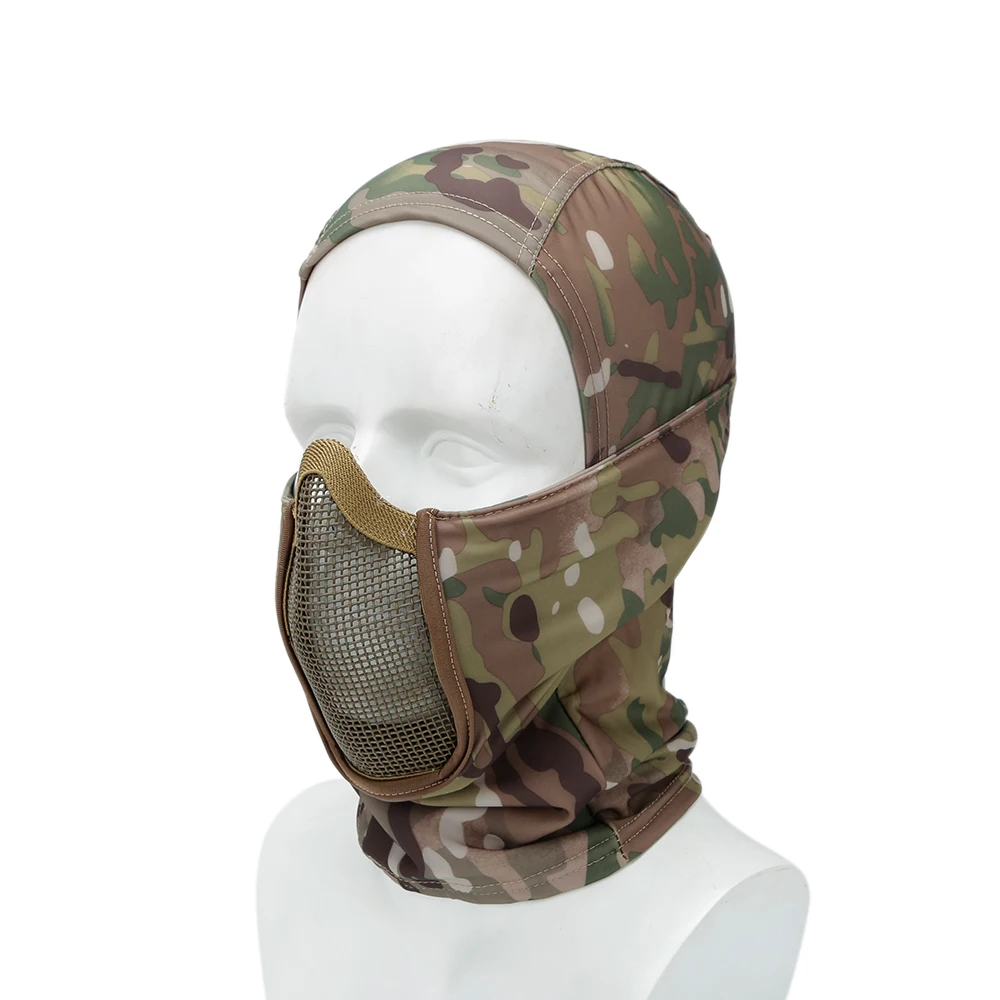 

New Tactical Balaclava Headgear Mask Army Airsoft Paintball Full Face Mask Breathable Outdoor Hunting Wargame CS Protection Mask
