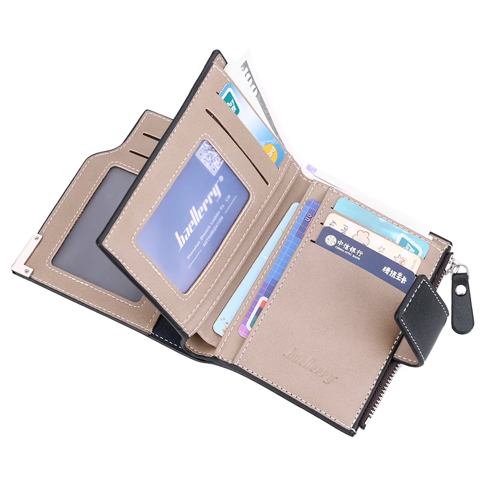 Мужской кожаный бумажник Gemeer мужские бумажники кошельки Короткий Кожаный