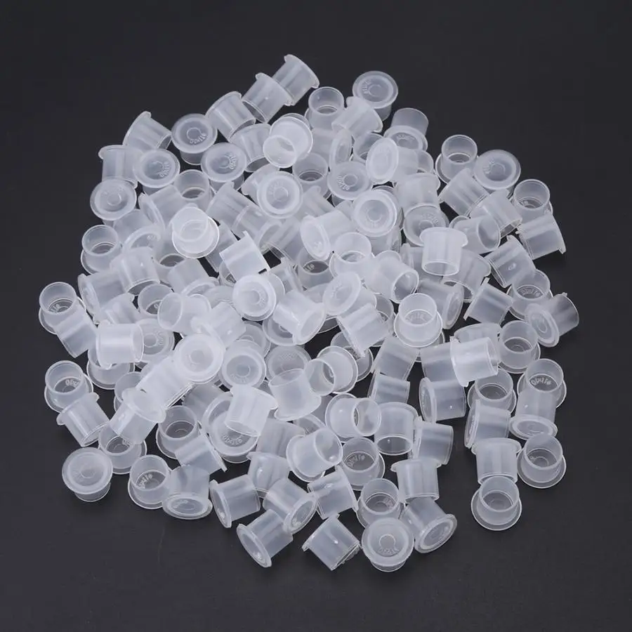 Перманентный макияж 1000 шт. тату микроблейдинг пигмент контейнер для чернил