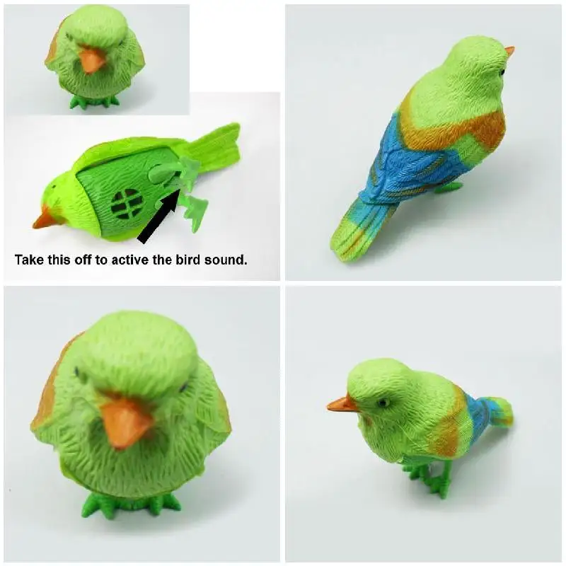 Милые Поющие птицы интерактивные электронные игрушки Пластиковые симуляторы