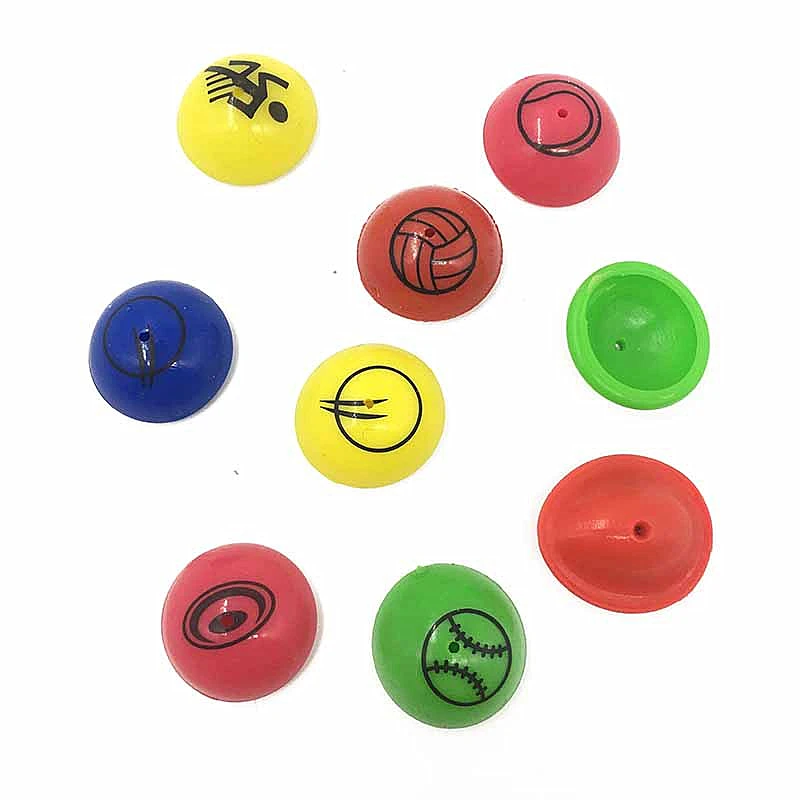 Новый 10 шт./компл. забавные Игрушечные Мячи смешанный упругий шар на одной части