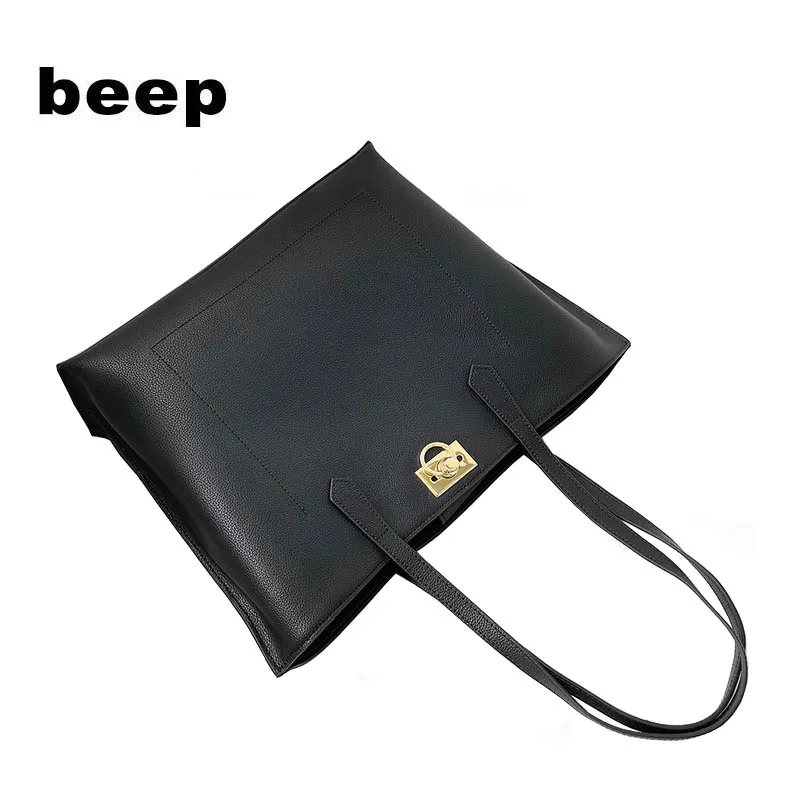 

New Women Leather Shoulder bag Fashion high quality women handbags luxury handbags designer cowhide bag ladies big shoulder