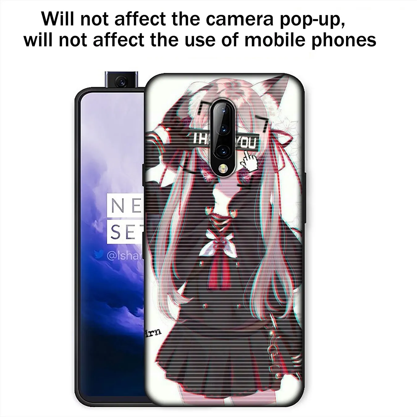 IYICAO Vaporwave Space Anime Soft Silicone TPU Black Phone Case for OnePlus 7T 7 Pro 6T 6 5T 5 One Plus 7Pro Cover |